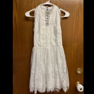 White lace dress
